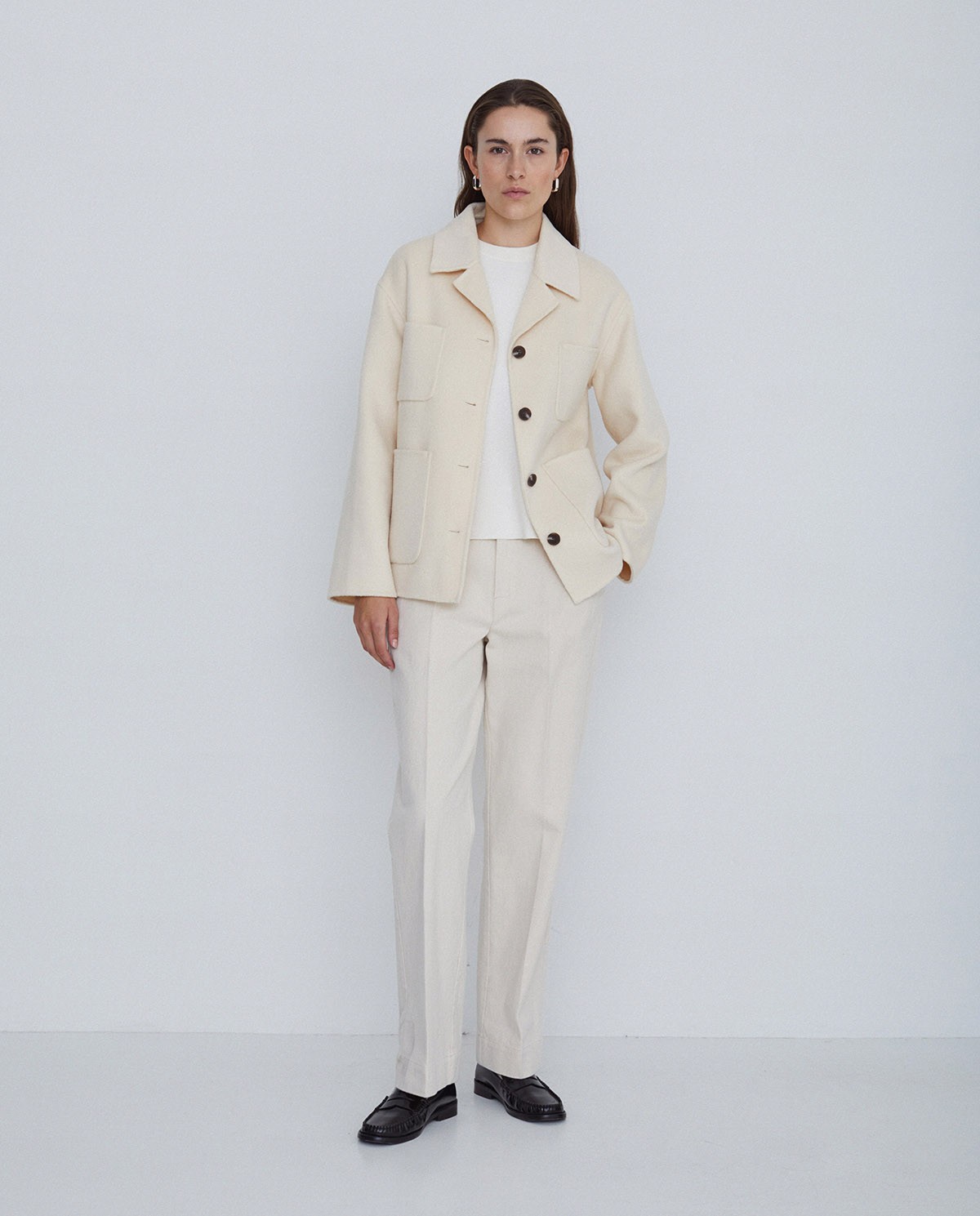 Coat Pockets ecru