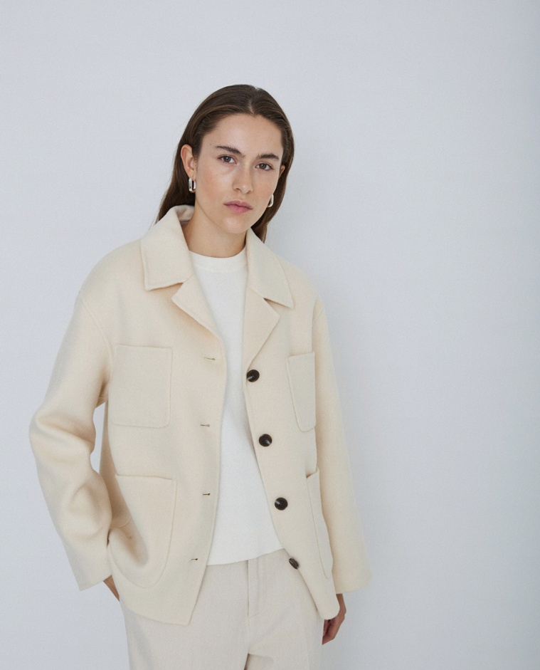 Coat Pockets ecru