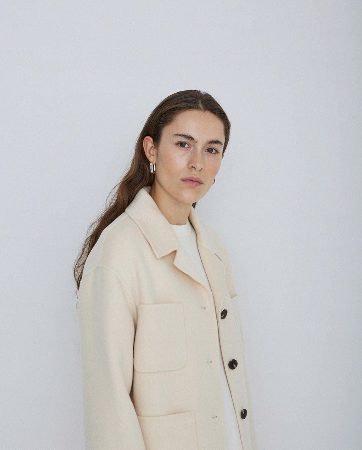 Coat Pockets ecru