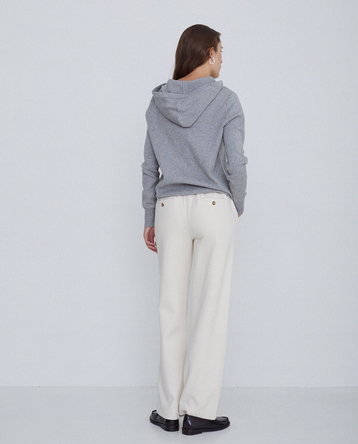 Jersey algodón orgánico capucha gris 4