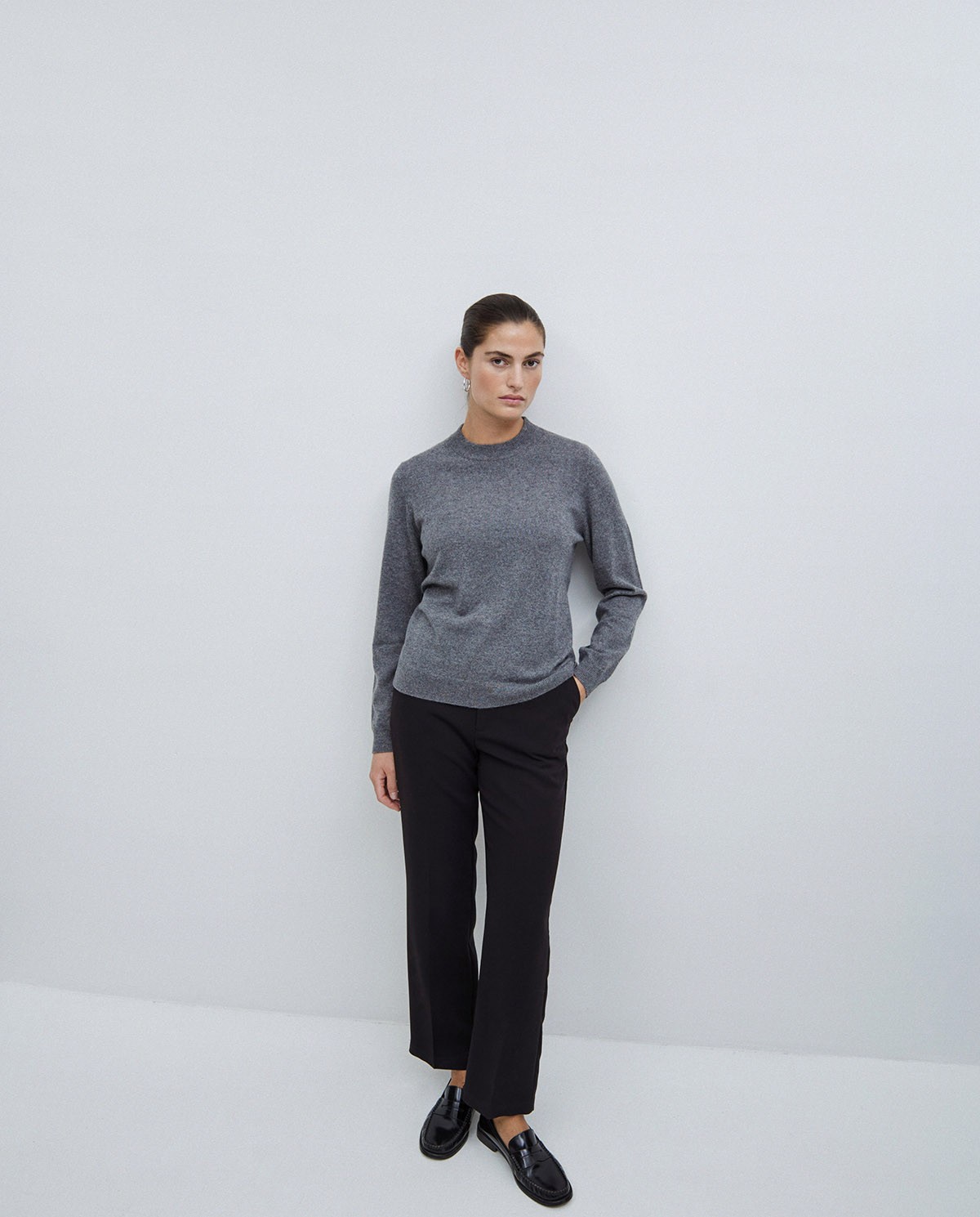 JERSEY CASHMERE CUELLO REDONDO
