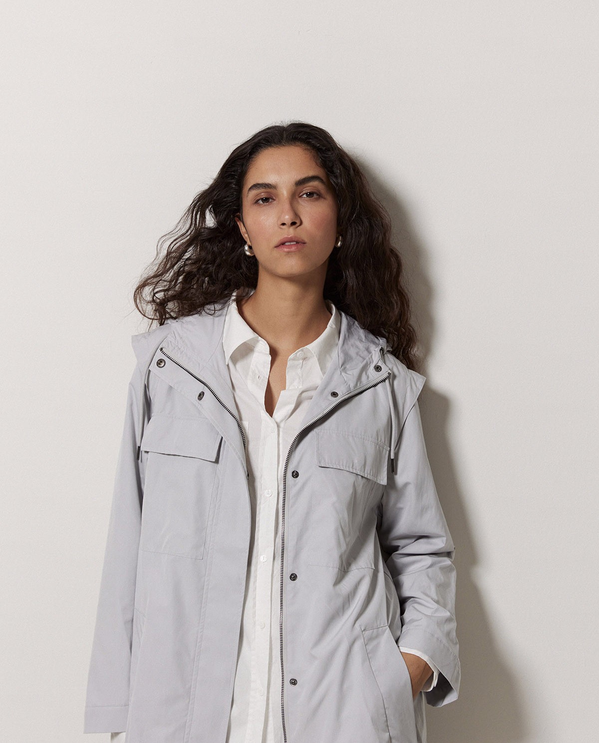 Grey hooded jacket 4