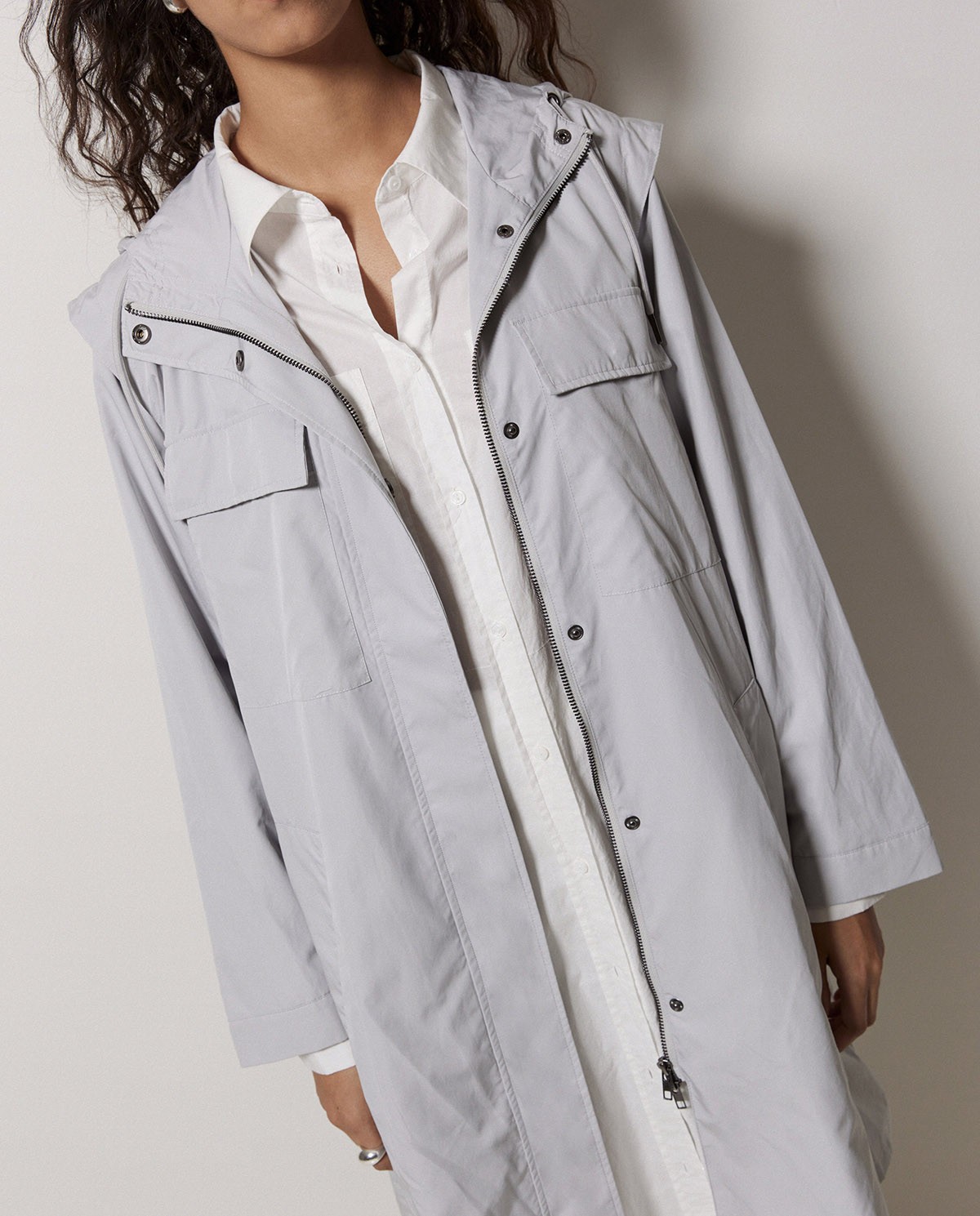 Grey hooded jacket 3