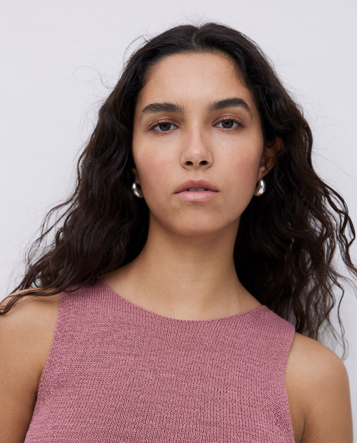 Top escote redondo rosa antiguo 5
