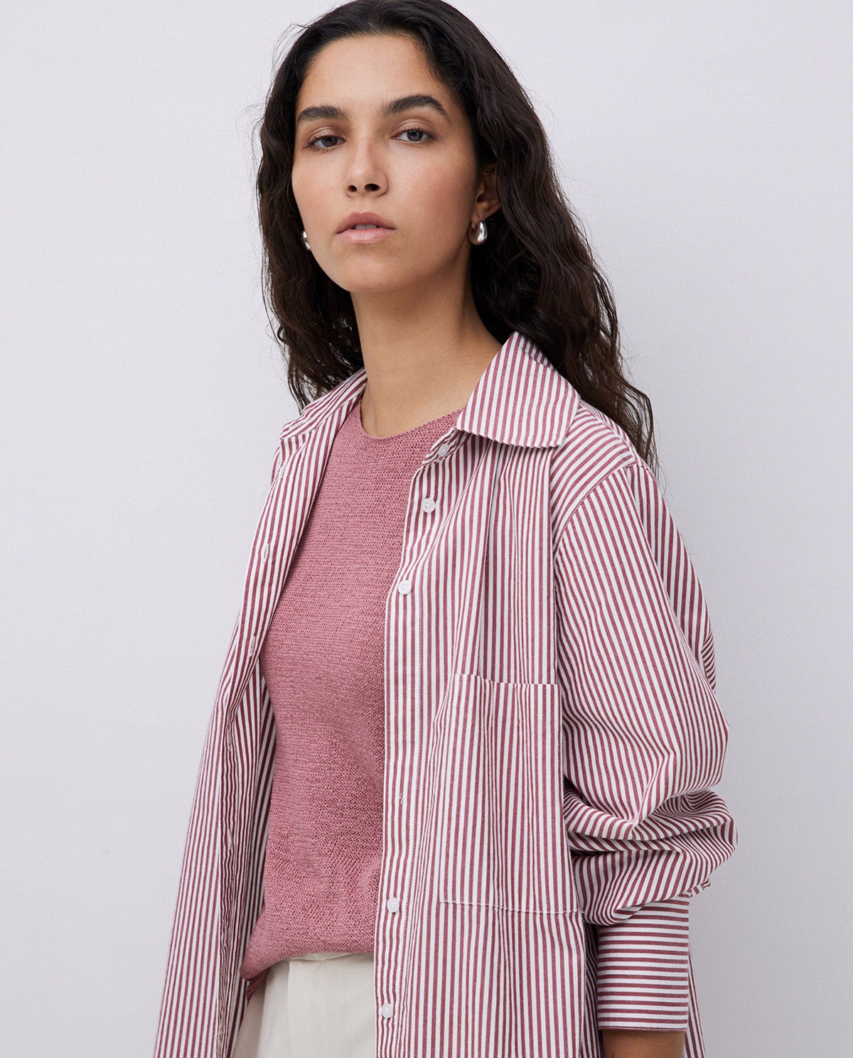 Camisa popelín rayas grante