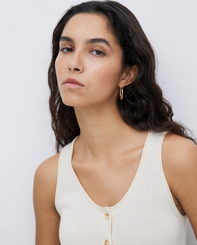 Boucles d'oreilles anneaux doré