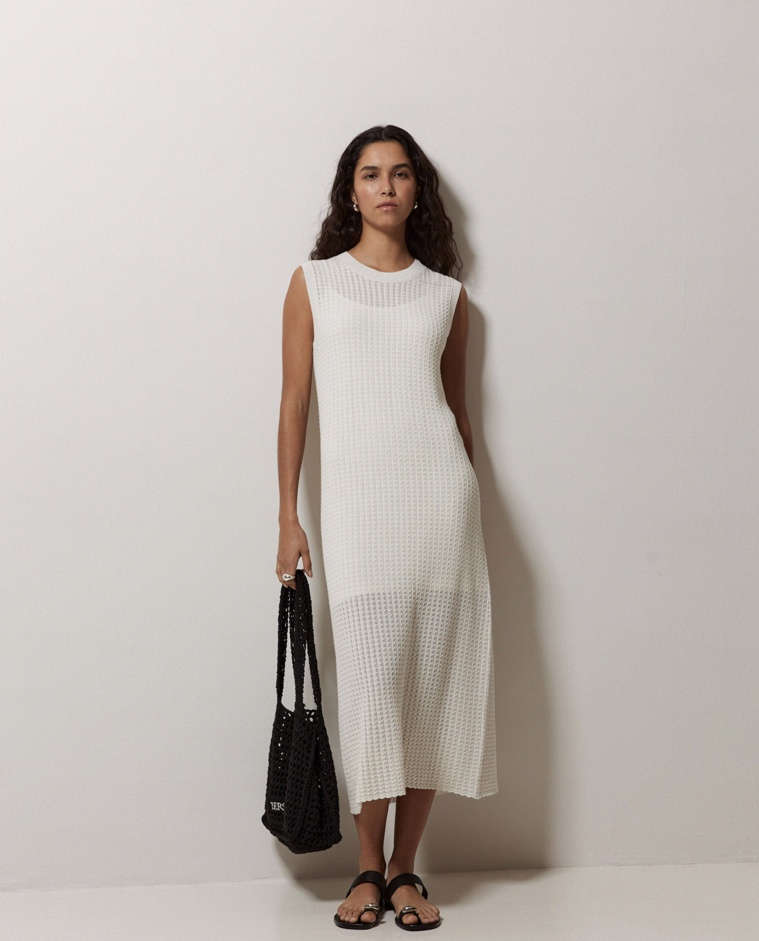 Sac en macramé noir fait main - Sac en macramé fait main