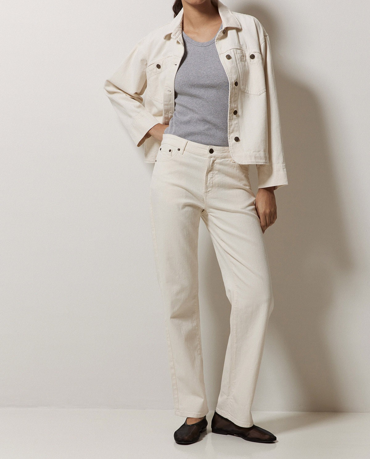 Jean droit brut - Pantalon droit en denim 4