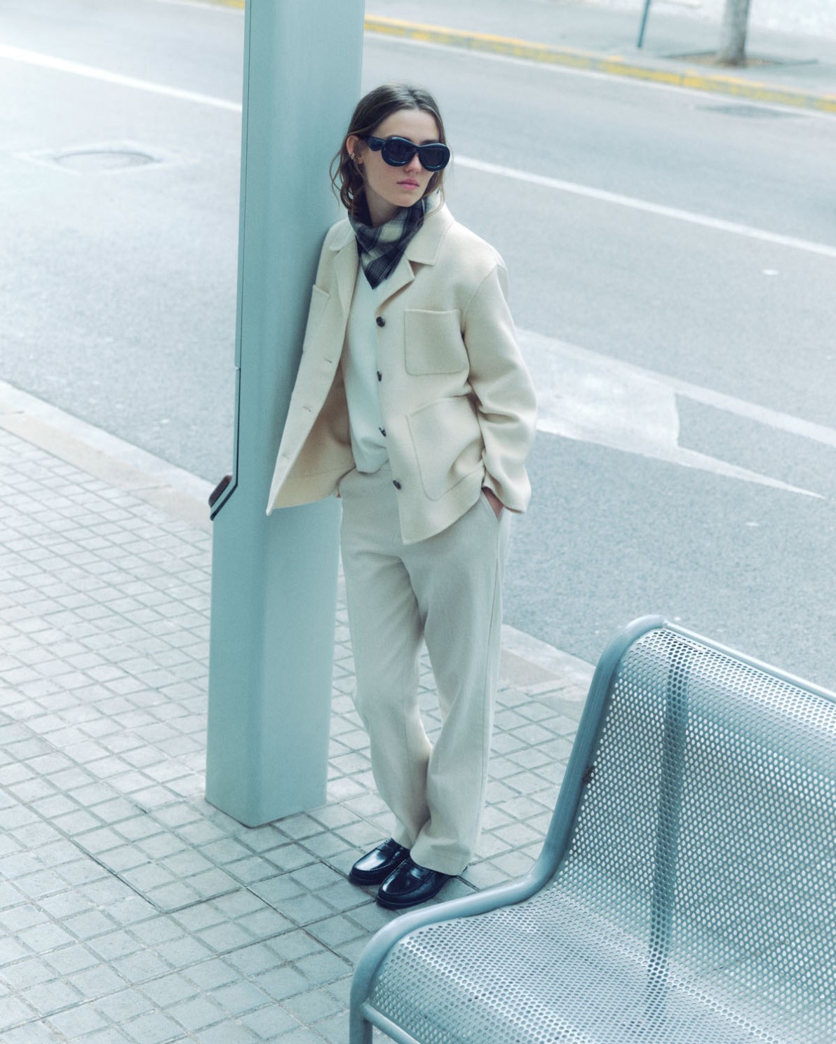 Coat Pockets ecru