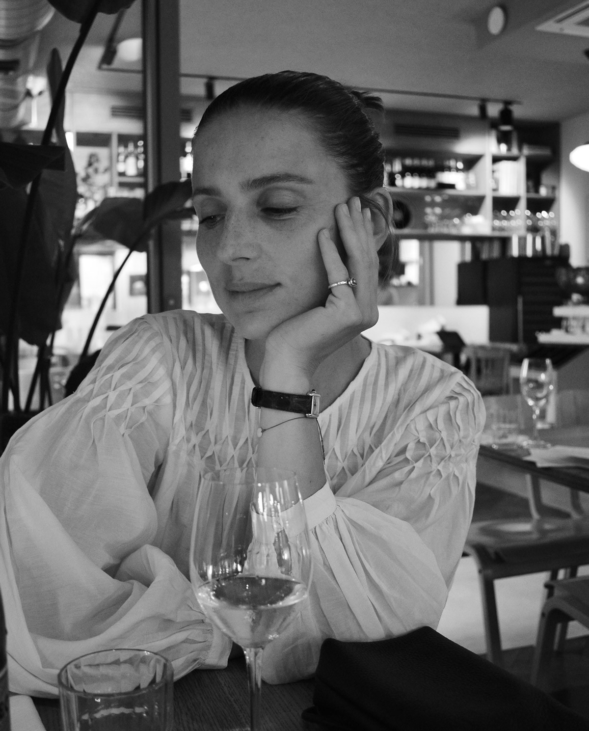 Brusa detall plecs cotó cru dona Yerse - Detall vista frontal 6