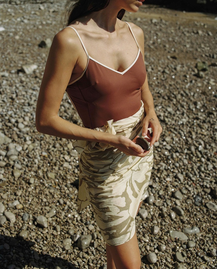 Fular estampado floral algodón|Yerse